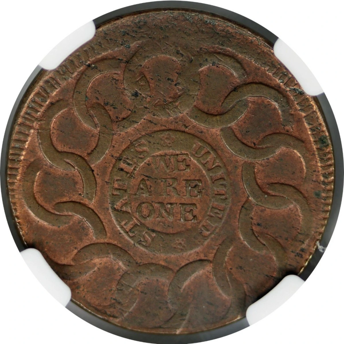 1776-1783-Continental-Dollar--Newman-1-C---W-8445---Rarity-3---Curency---Pewter